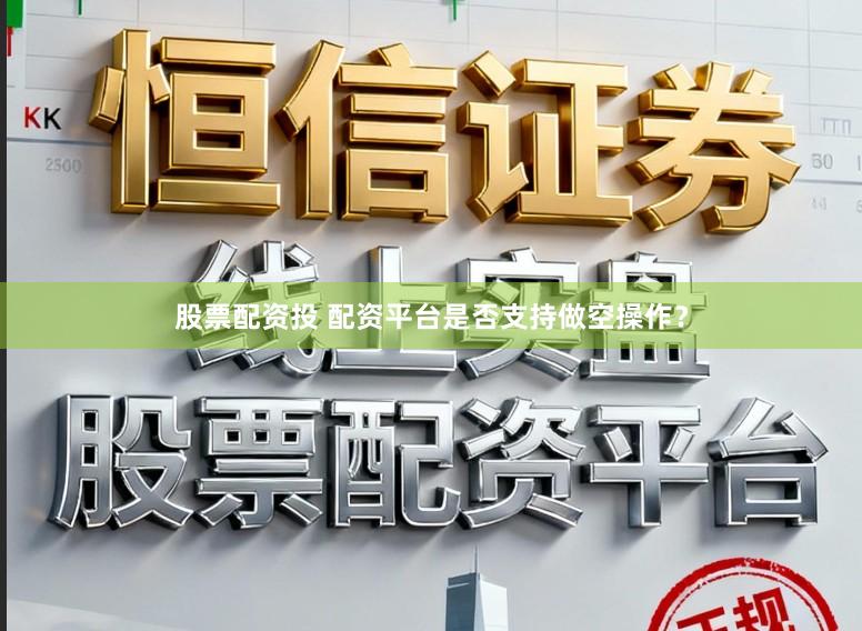 股票配资投 配资平台是否支持做空操作？